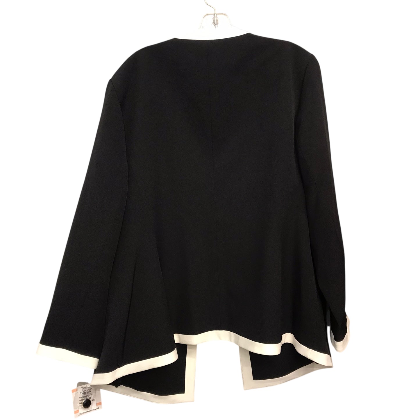 Blazer By Kasper In Black & White, Size:2X