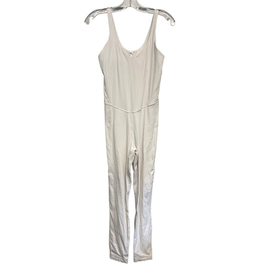 Athletic Jumpsuit By Lululemon In White, Size:M