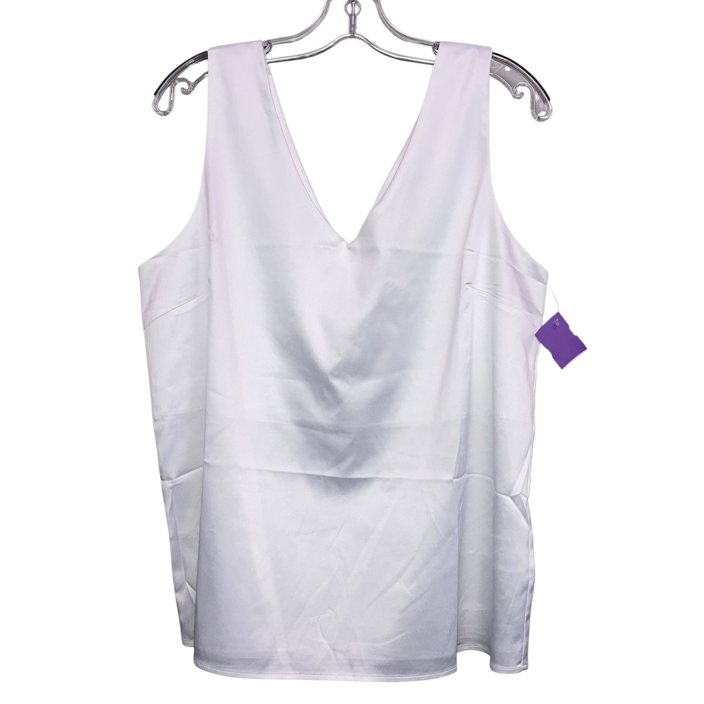 Top Sleeveless By Mawor In White, Size:L