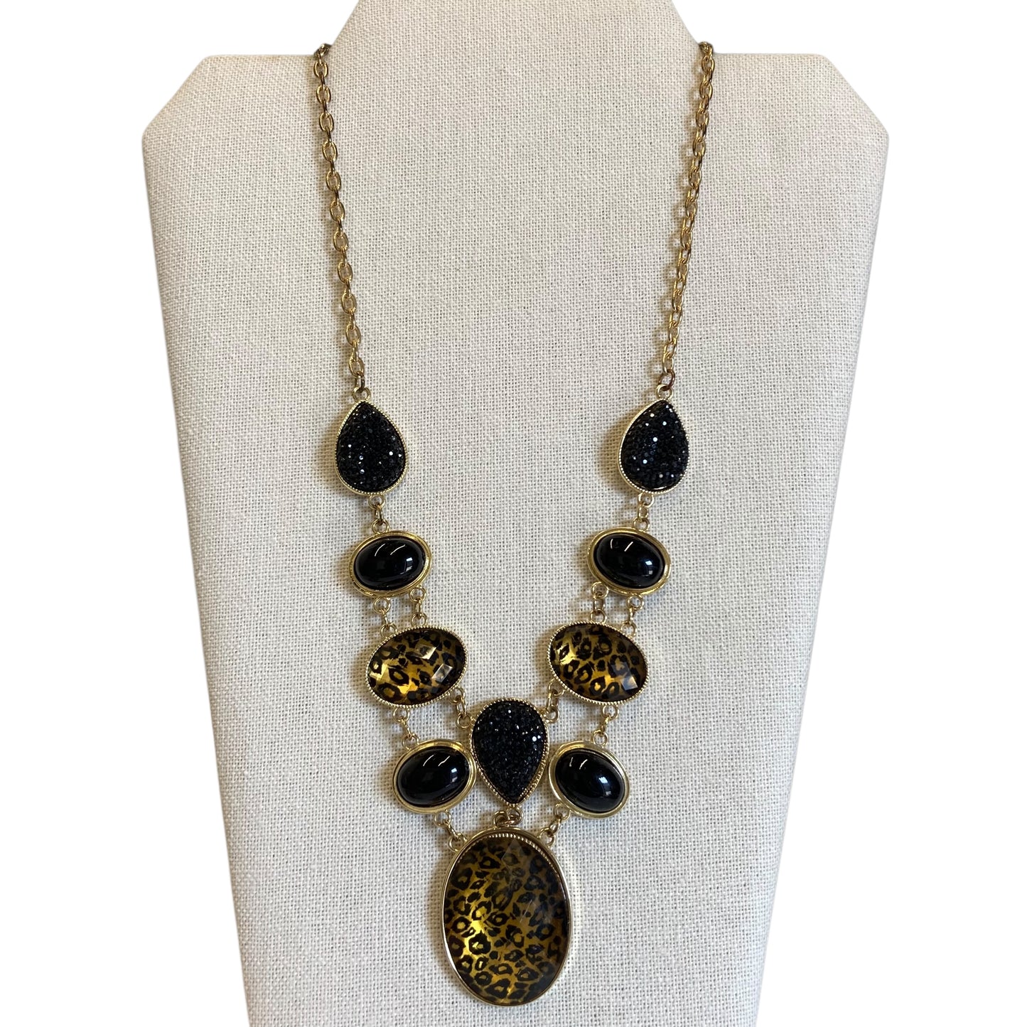 Necklace Statement In Animal Print
