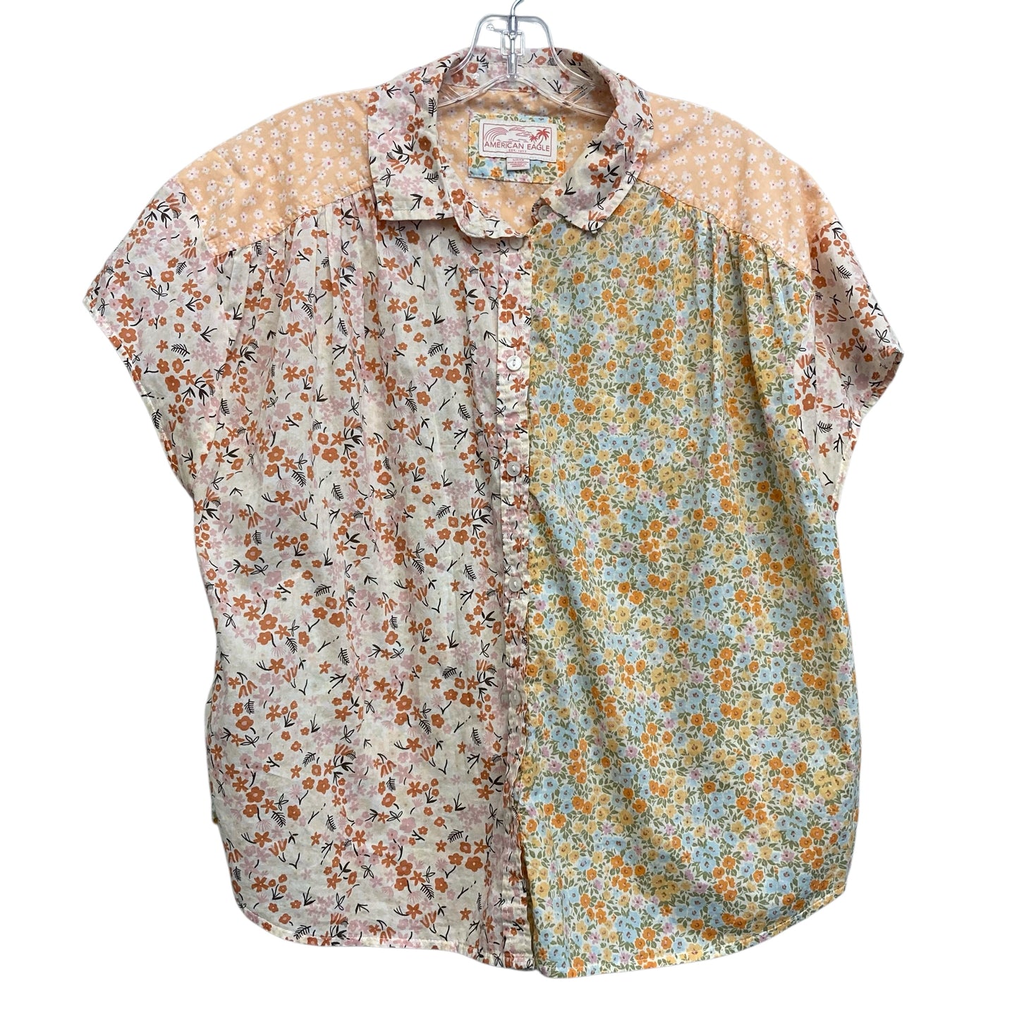 Top Ss By American Eagle In Floral Print, Size:S