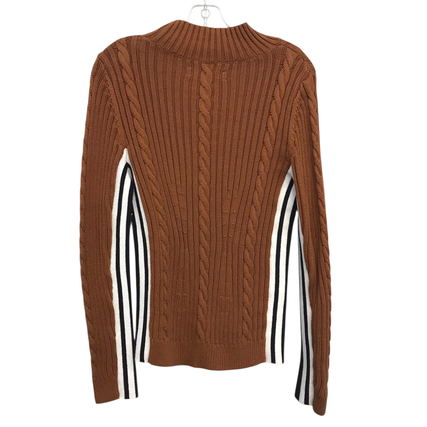 Sweater By Loft In Brown & White, Size:S