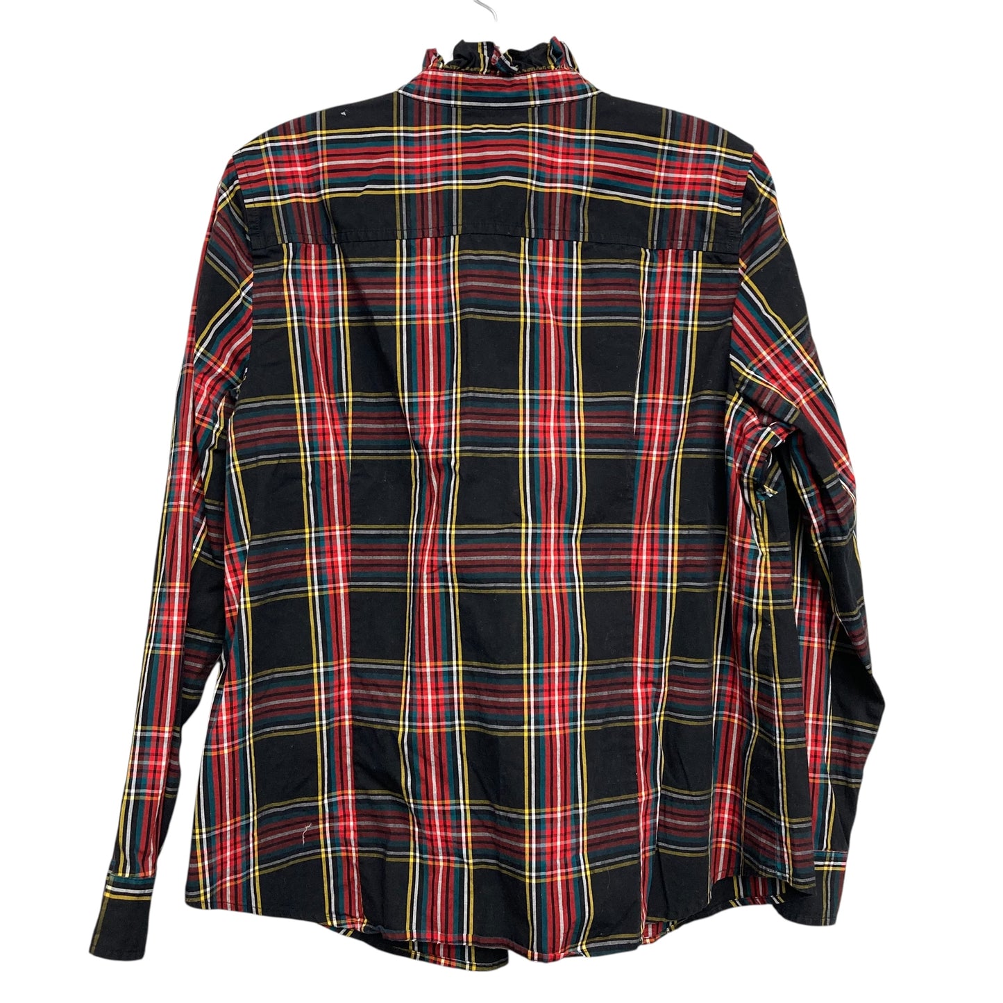 Top Ls By J. Crew In Plaid Pattern, Size:Xl