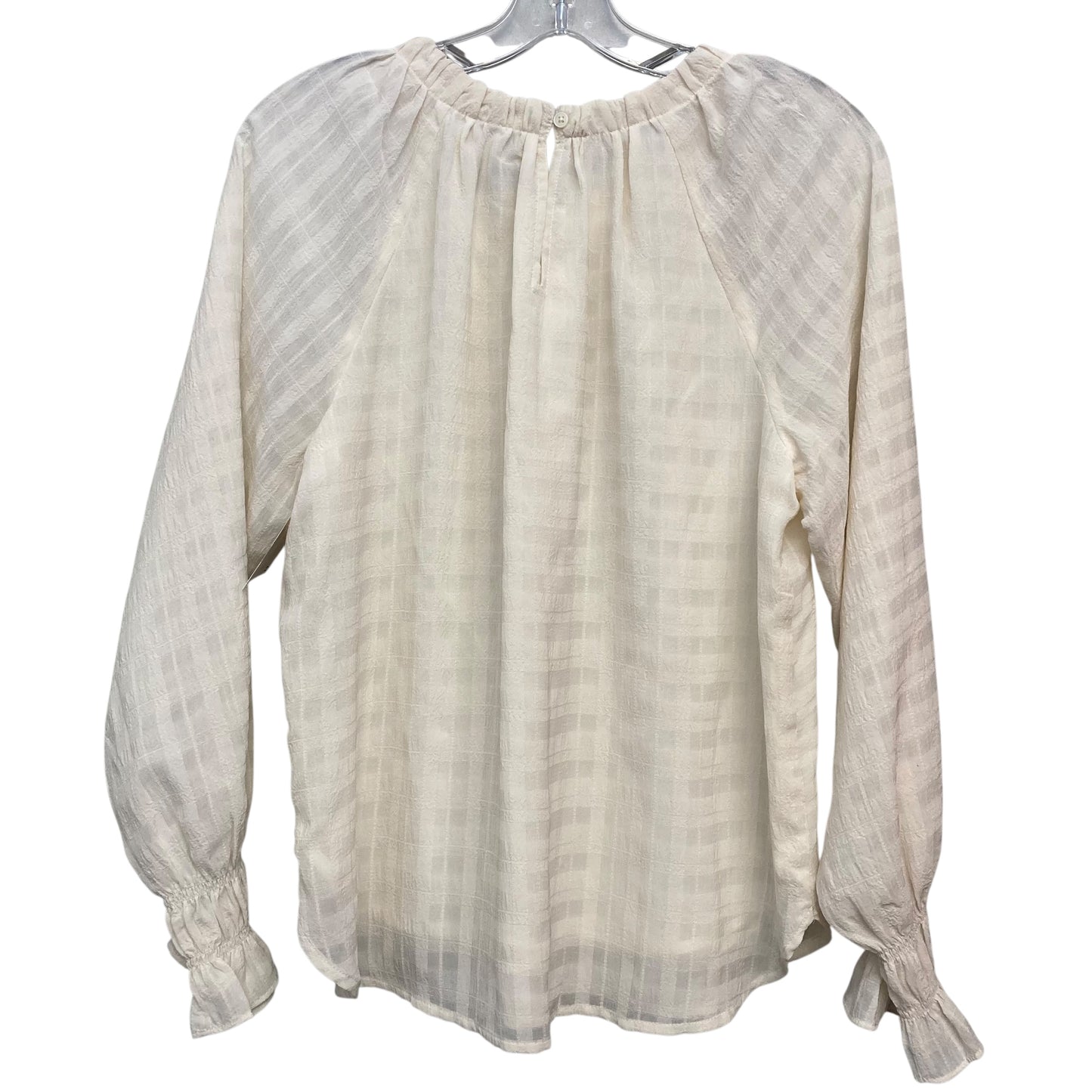 Top Ls By Loft In Cream, Size:S