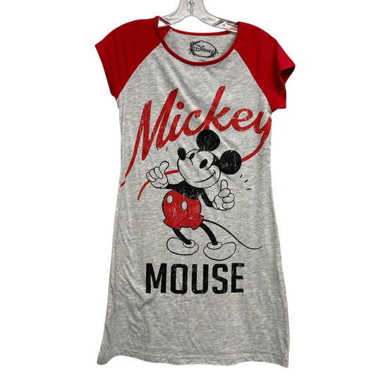 Dress Casual Short By Disney In Grey & Red, Size:S