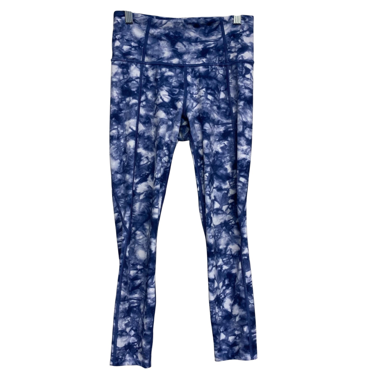 Athletic Capris By Athleta In Blue & White, Size:Xs