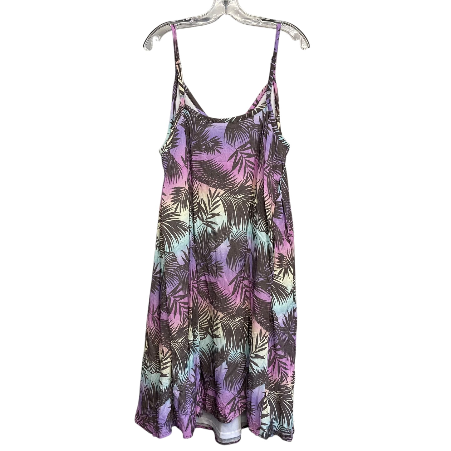 Dress Casual Midi By Torrid In Purple & Tan, Size:1X