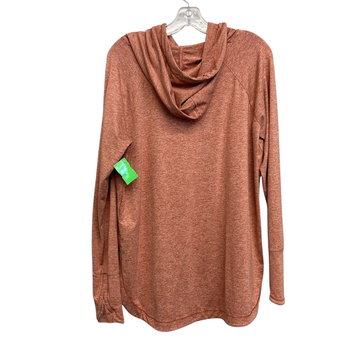 Athletic Top Ls Hoodie By Athleta In Orange, Size:L