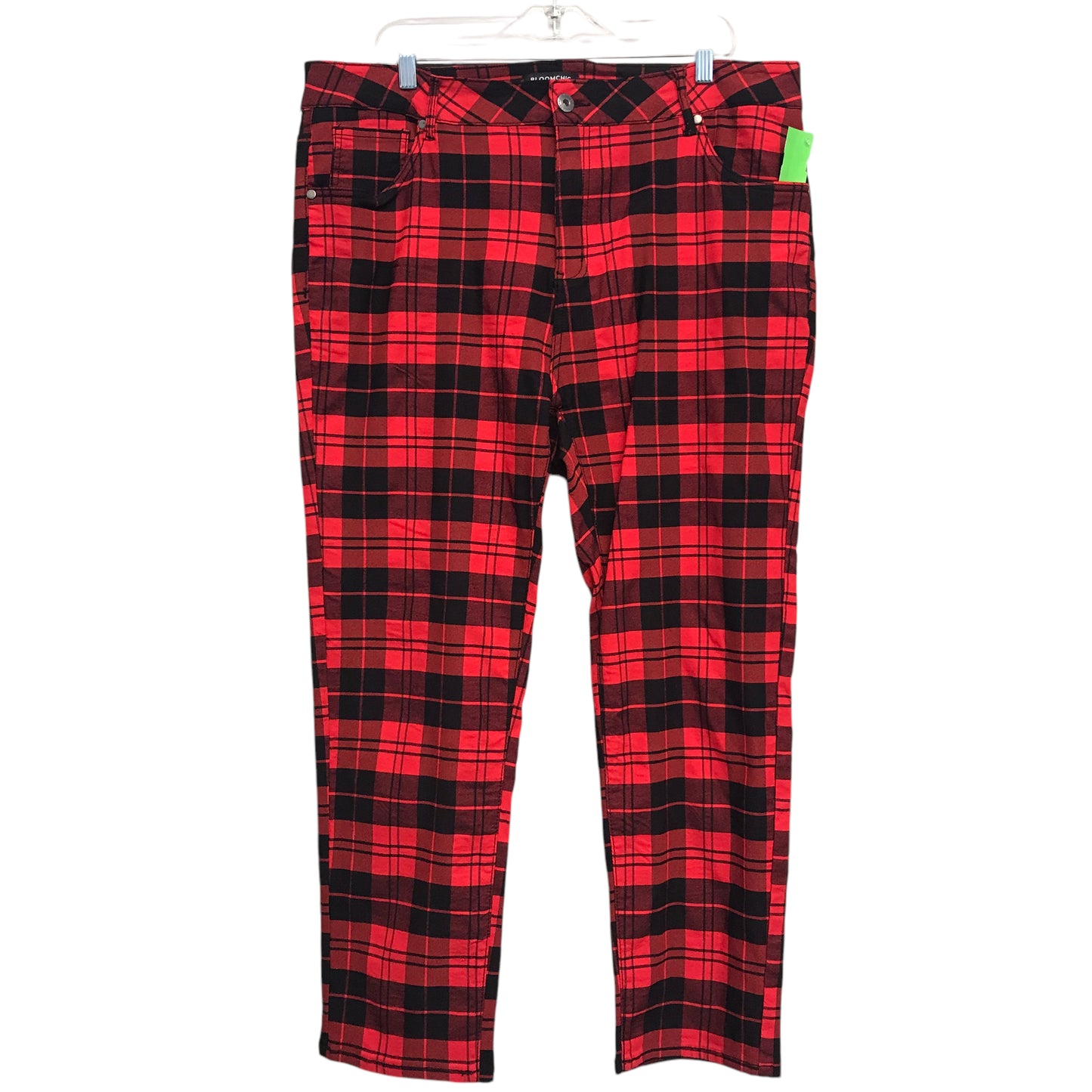 Pants Dress By Bloomchic In Plaid Pattern, Size:22