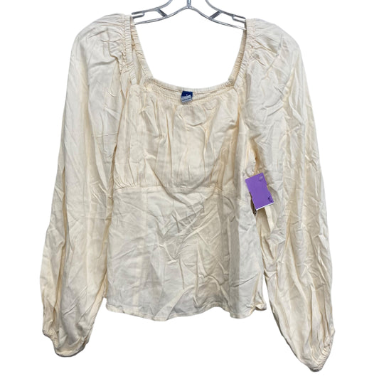 Top Ls By Old Navy In Cream, Size:S