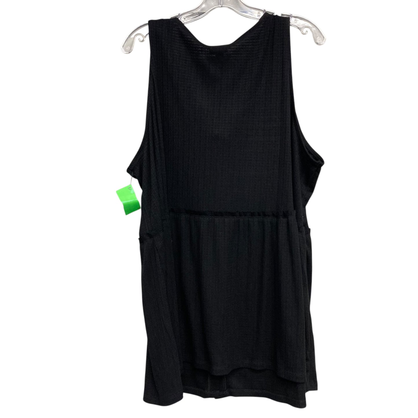Top Sleeveless By Torrid In Black, Size:3X