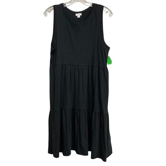Dress Casual Midi By J. Crew In Black, Size:S