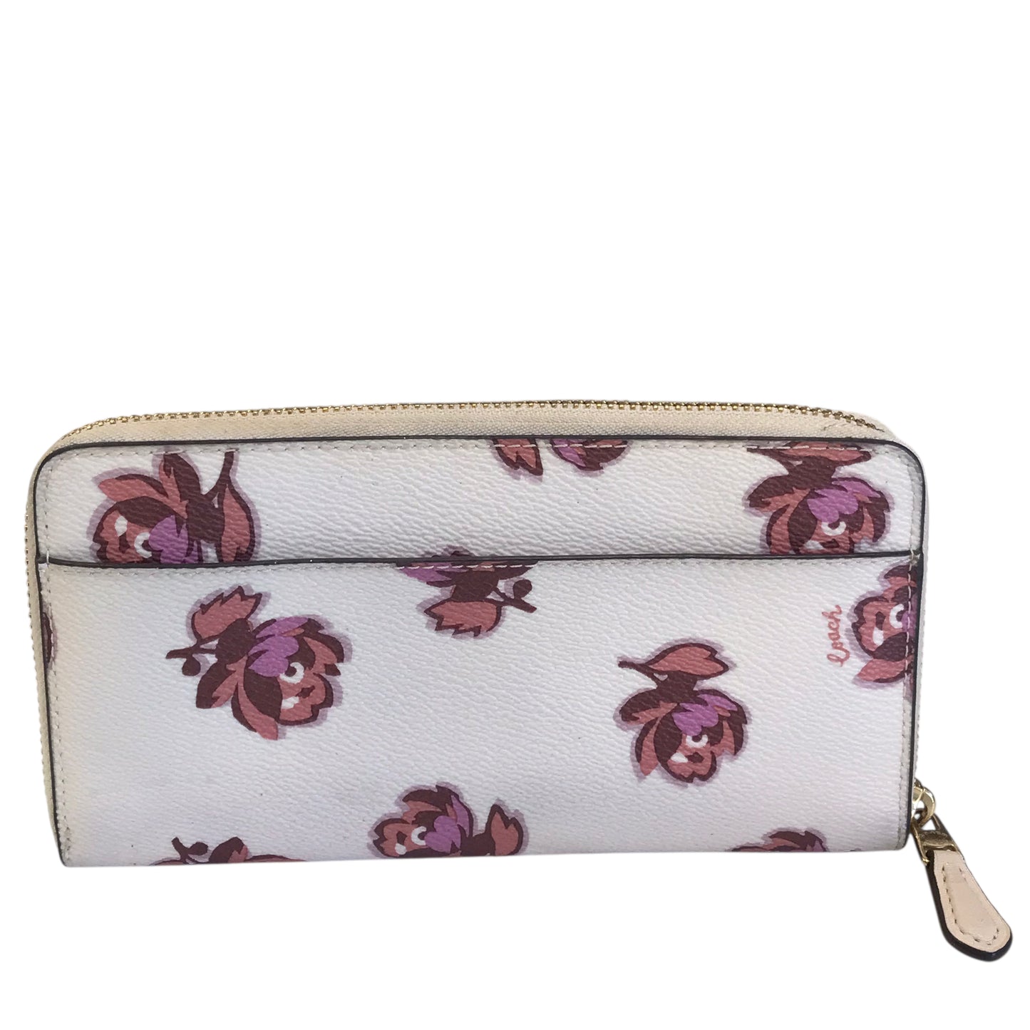 Wallet Designer By Coach In Floral Print, Size:Medium