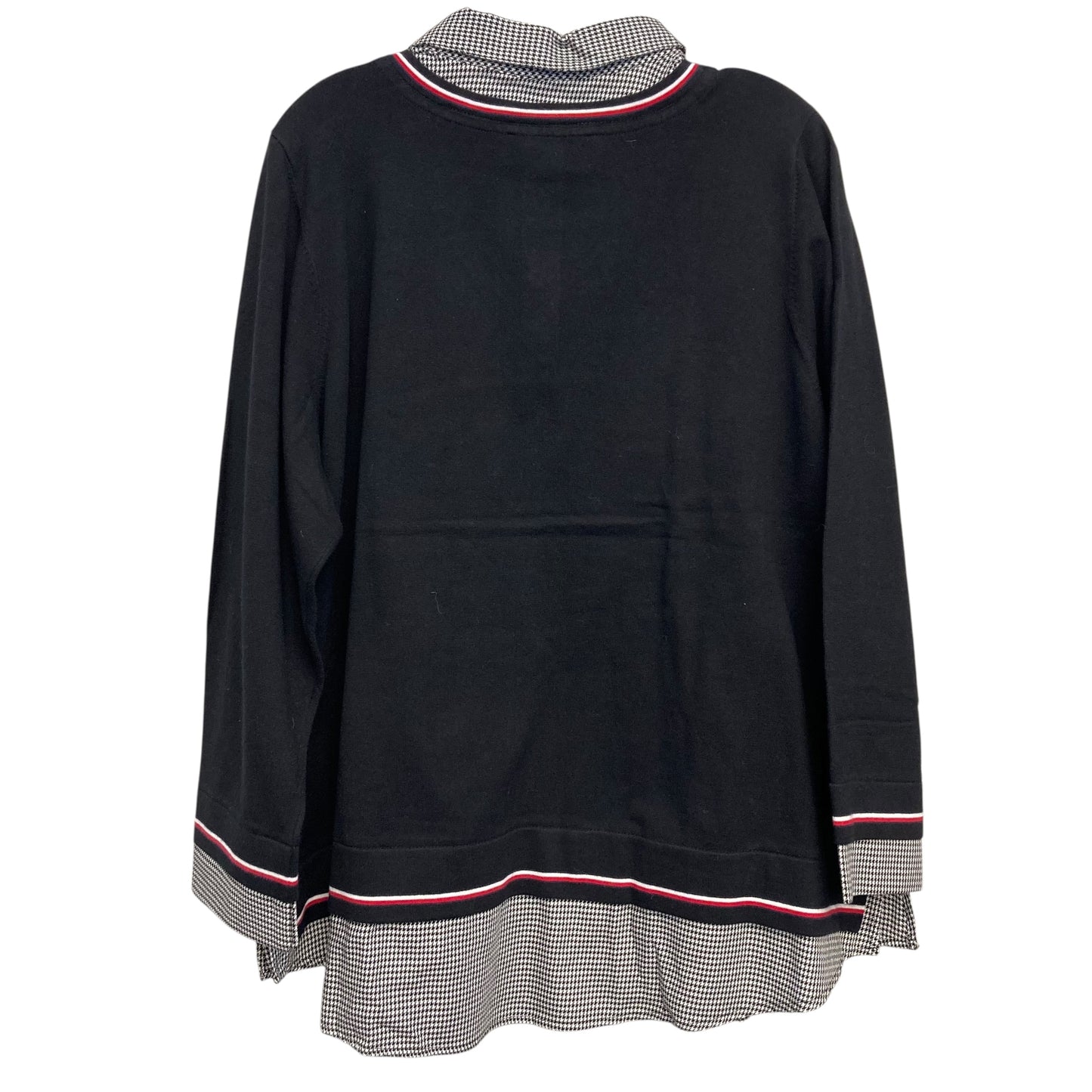 Top Ls By Tommy Hilfiger In Black, Size:1X
