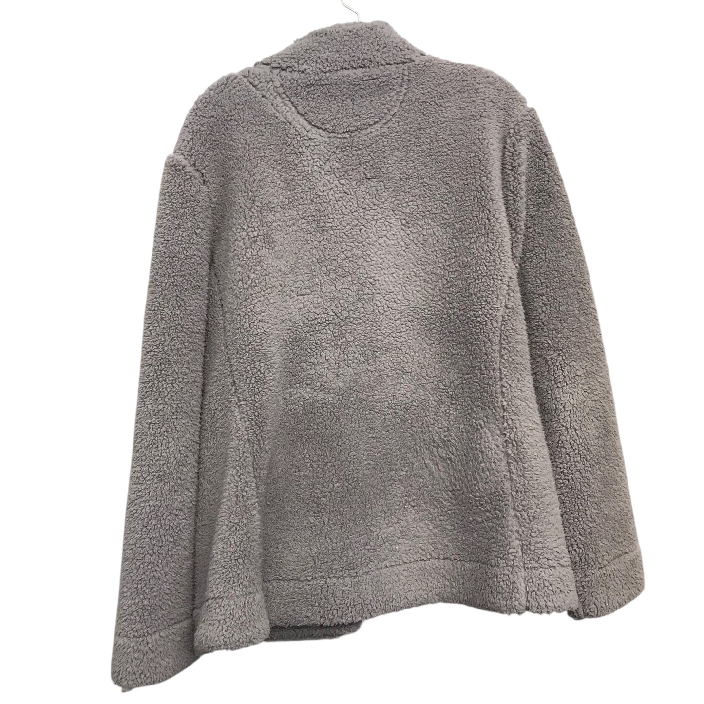 Jacket Faux Fur & Sherpa By Calvin Klein In Grey, Size:Xl