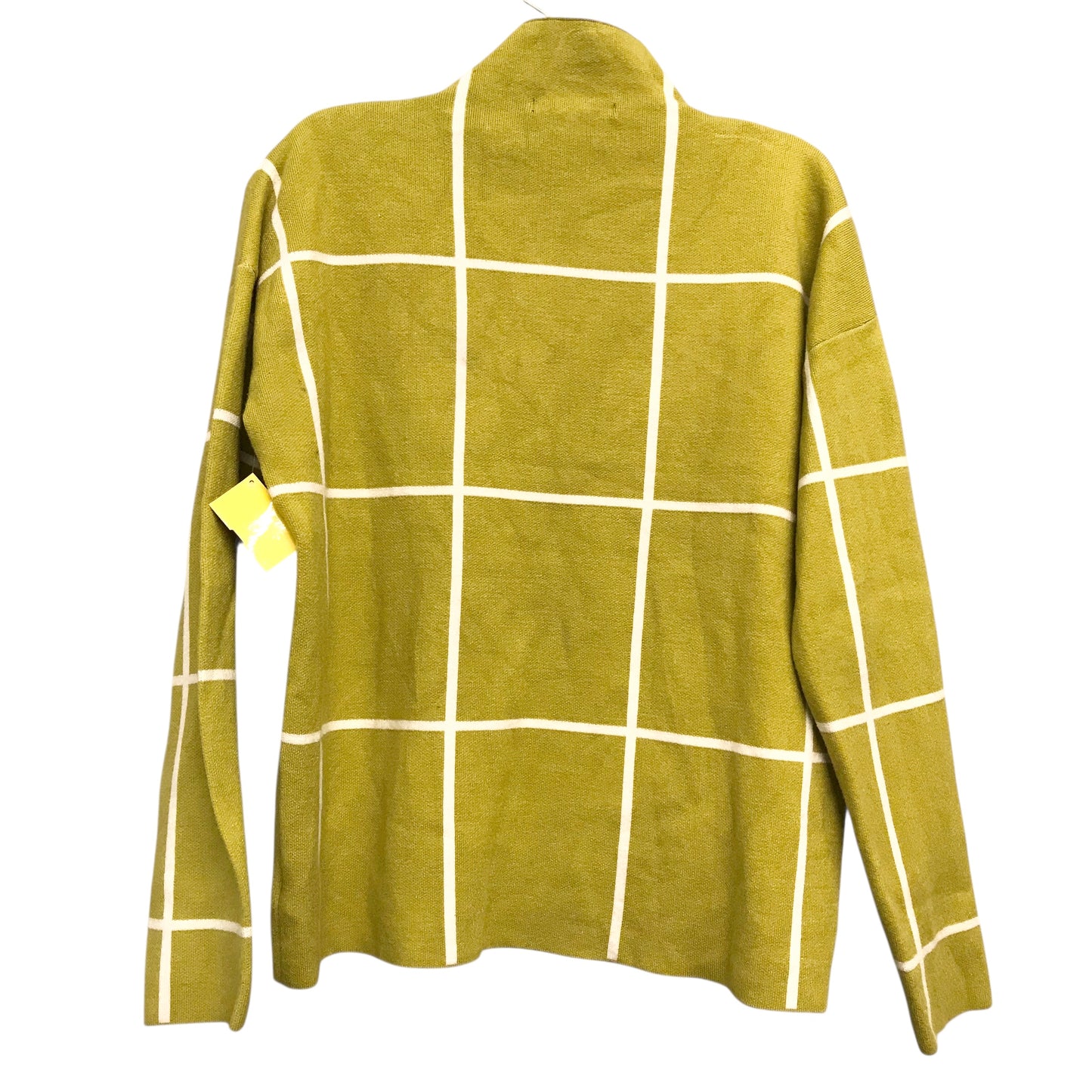 Sweater By Tahari In Plaid Pattern, Size:M