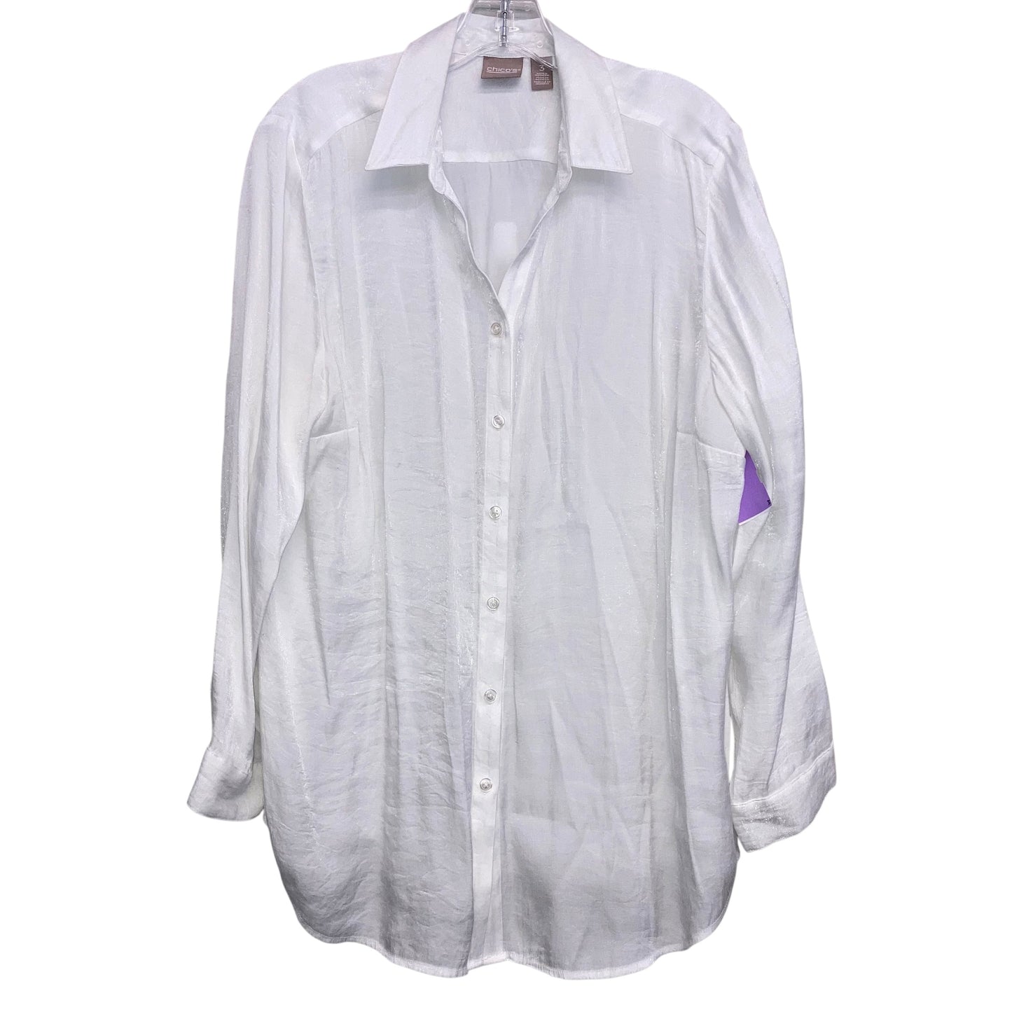 Top Ls By Chicos In White, Size:Xl