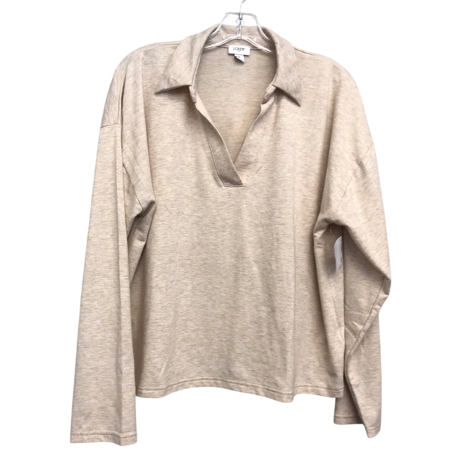 Top Ls Basic By J. Crew In Beige, Size:Xl