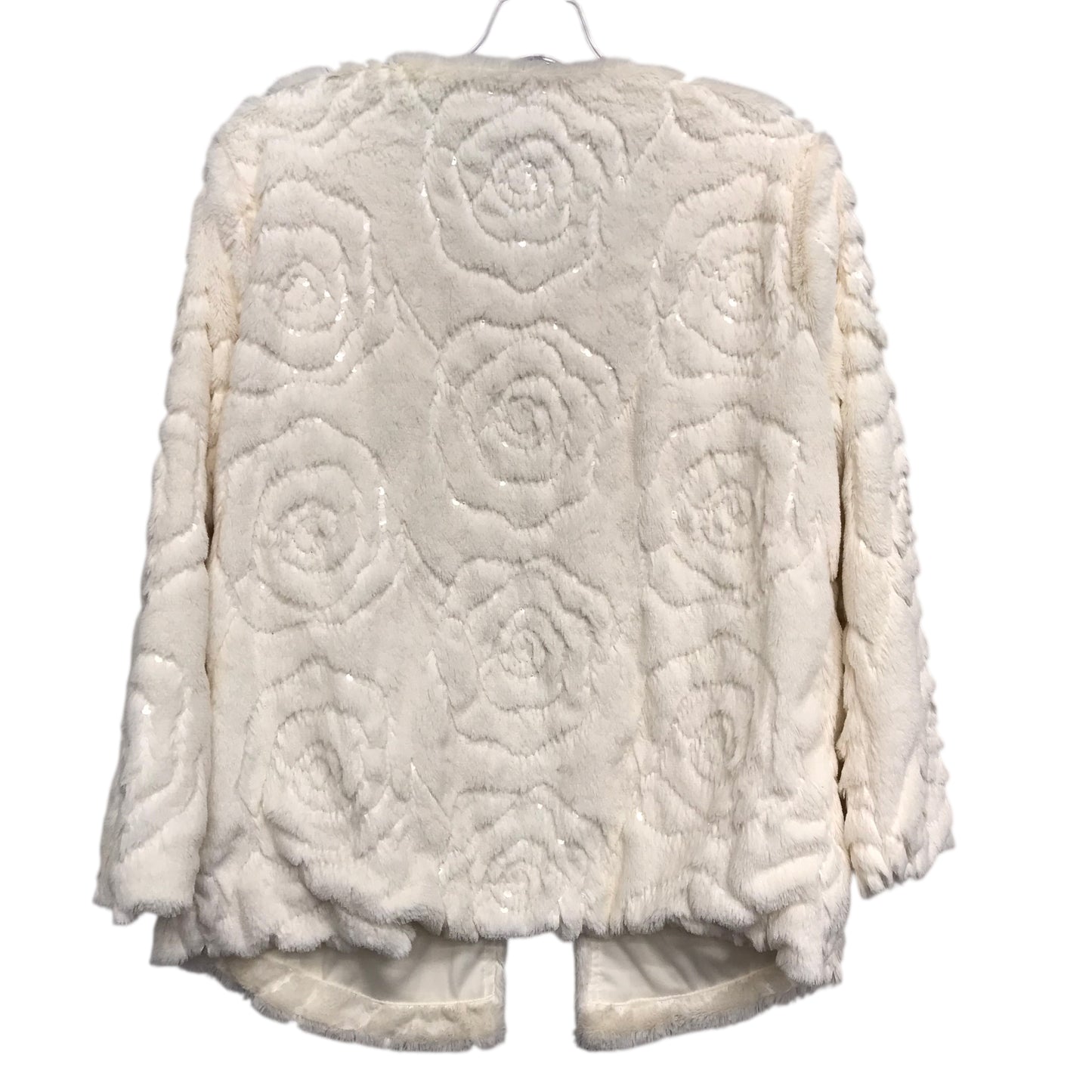 Sweater Cardigan By Jm Collections In Cream, Size:M