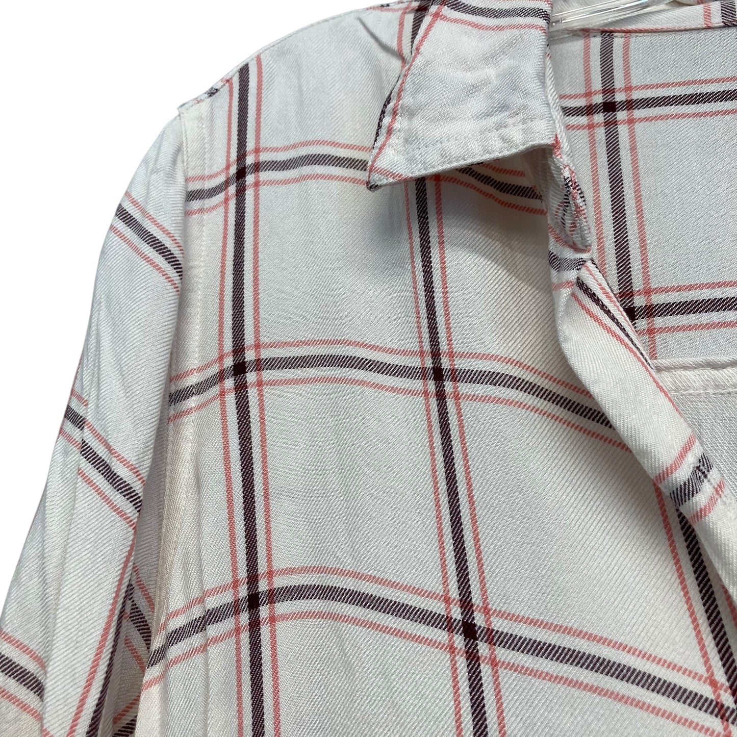 Top Ls By Old Navy In Plaid Pattern, Size:M