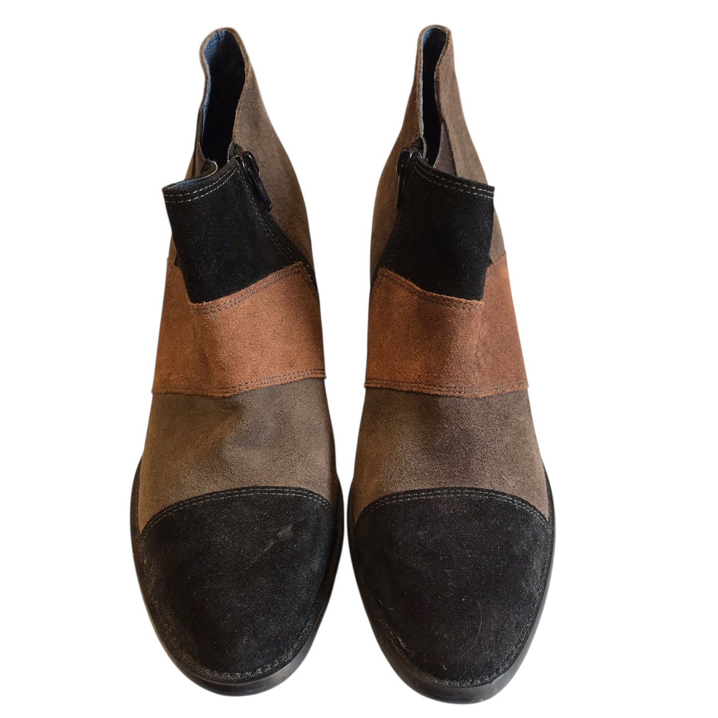 Boots Ankle Heels By UNITY IN DIVERSITY In Brown, Size:8.5