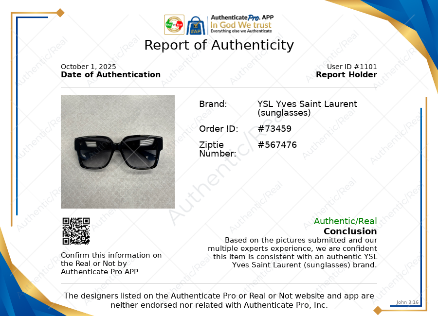 Sunglass Case Luxury Designer By Yves Saint Laurent In Black