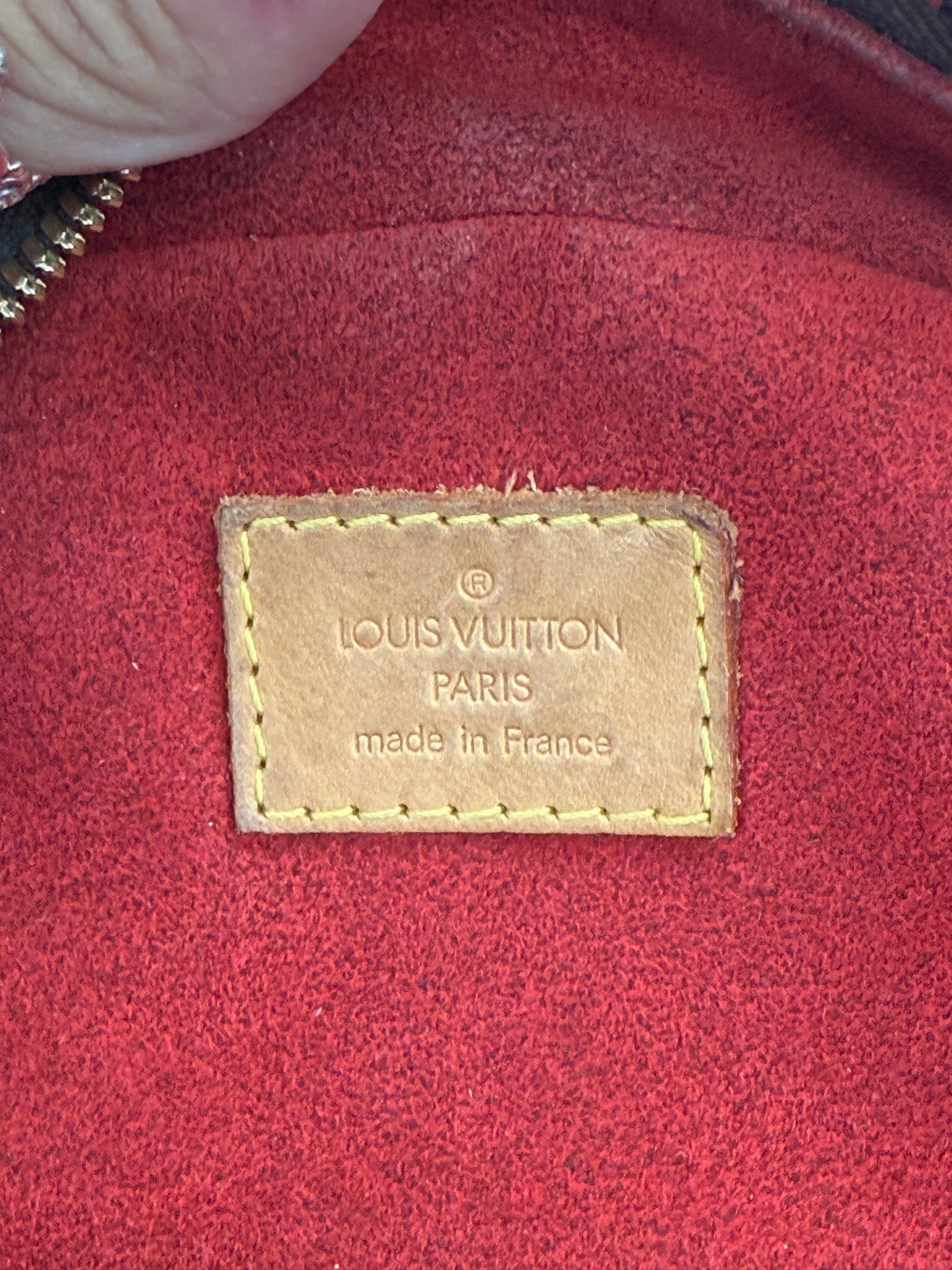 Handbag Luxury Designer By Louis Vuitton In Brown, Size:Medium