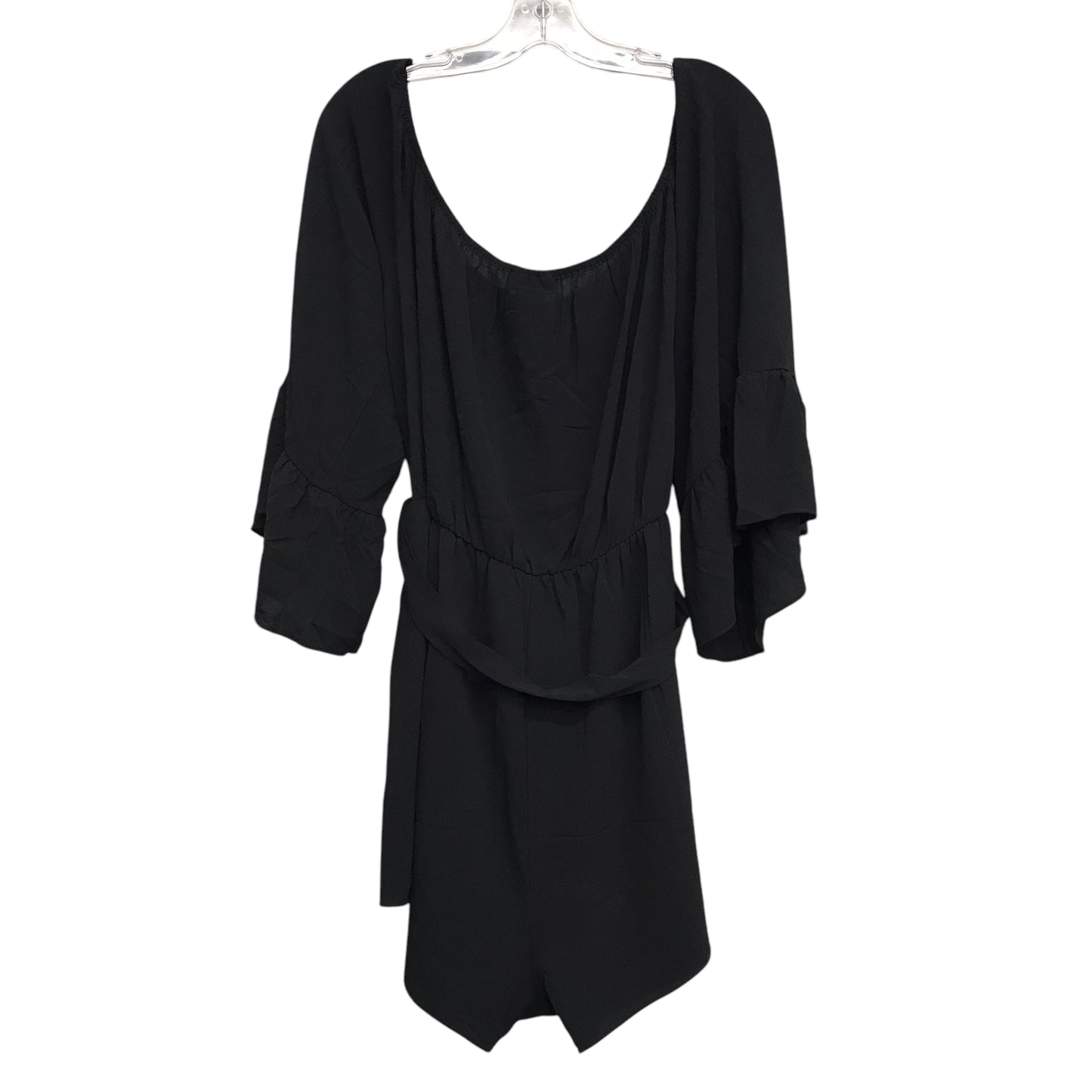 Romper By City Chic In Black, Size:1X