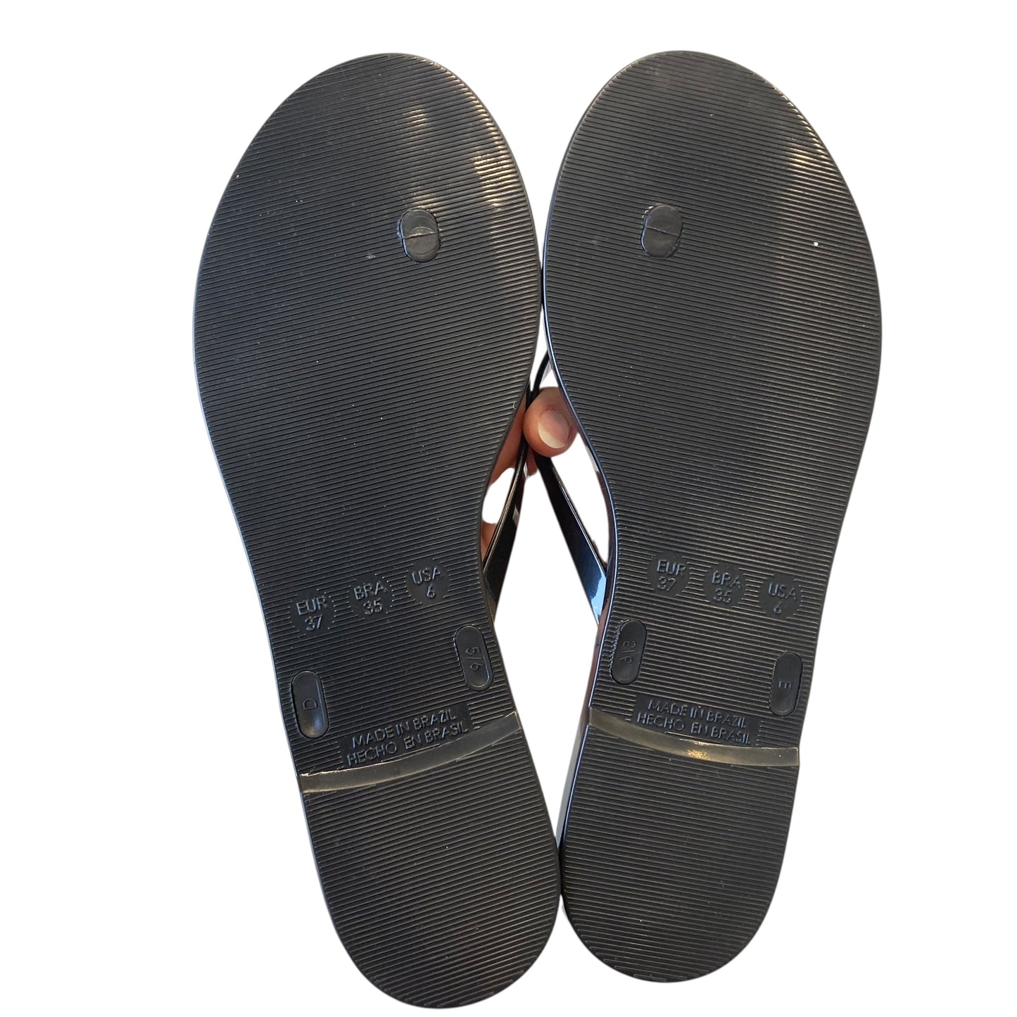 Sandals Designer By Kate Spade In Black, Size:6