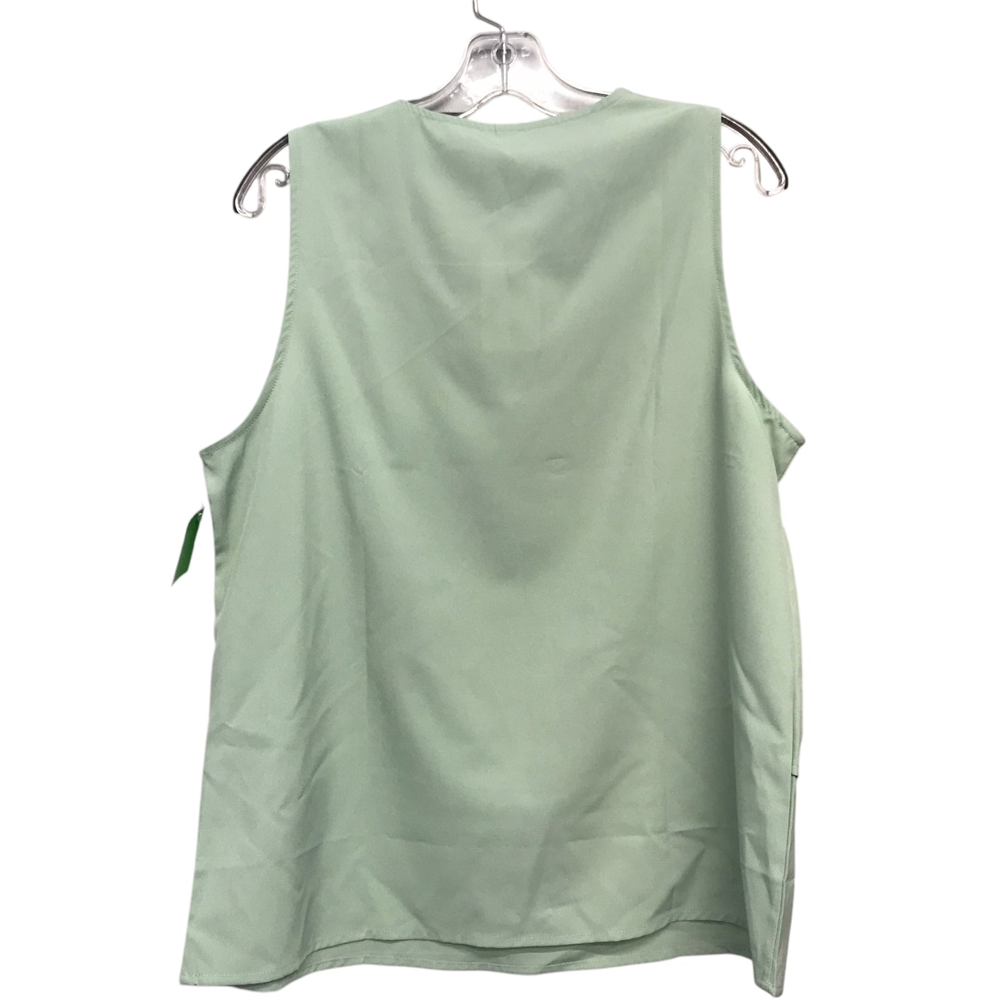 Top Sleeveless In Green, Size:L