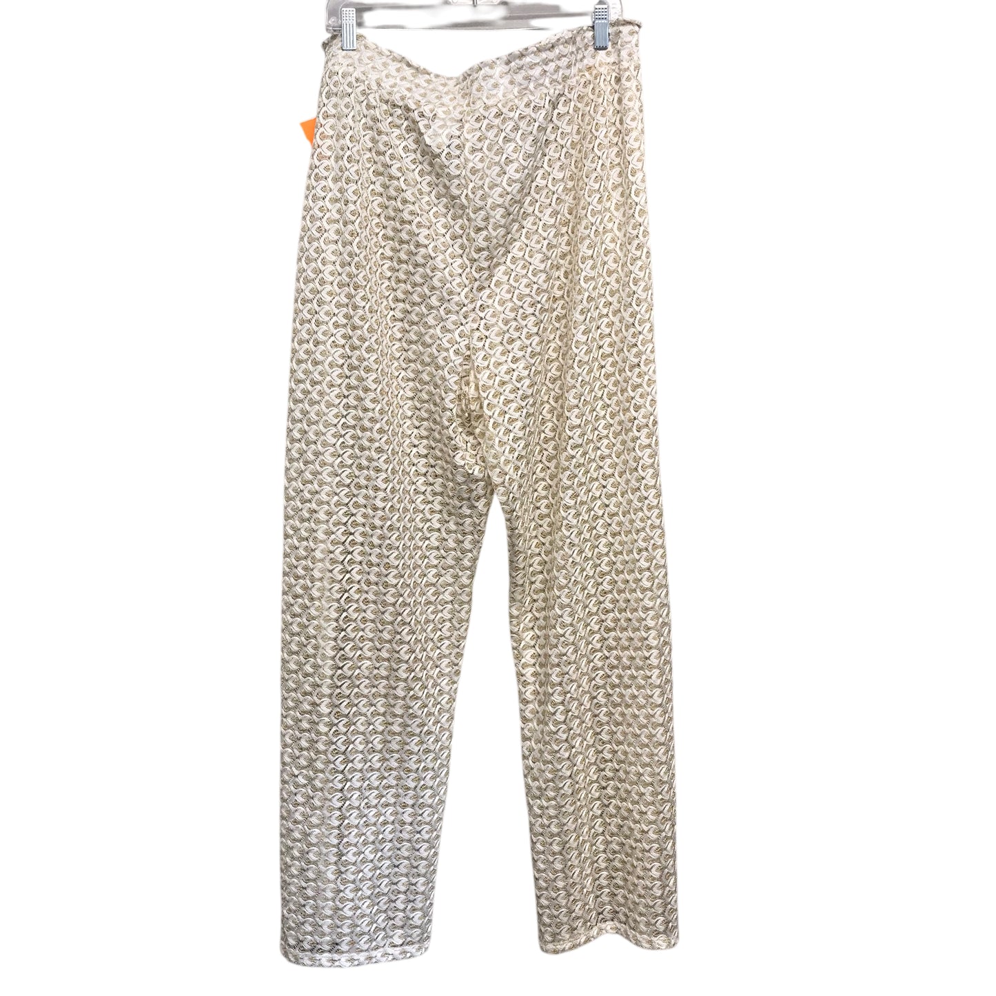 Swimwear Cover-Up By Mynah In Gold & White, Size:16