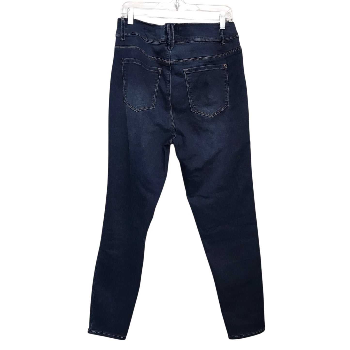 Jeans Jeggings By Curve Appeal In Blue Denim, Size:14
