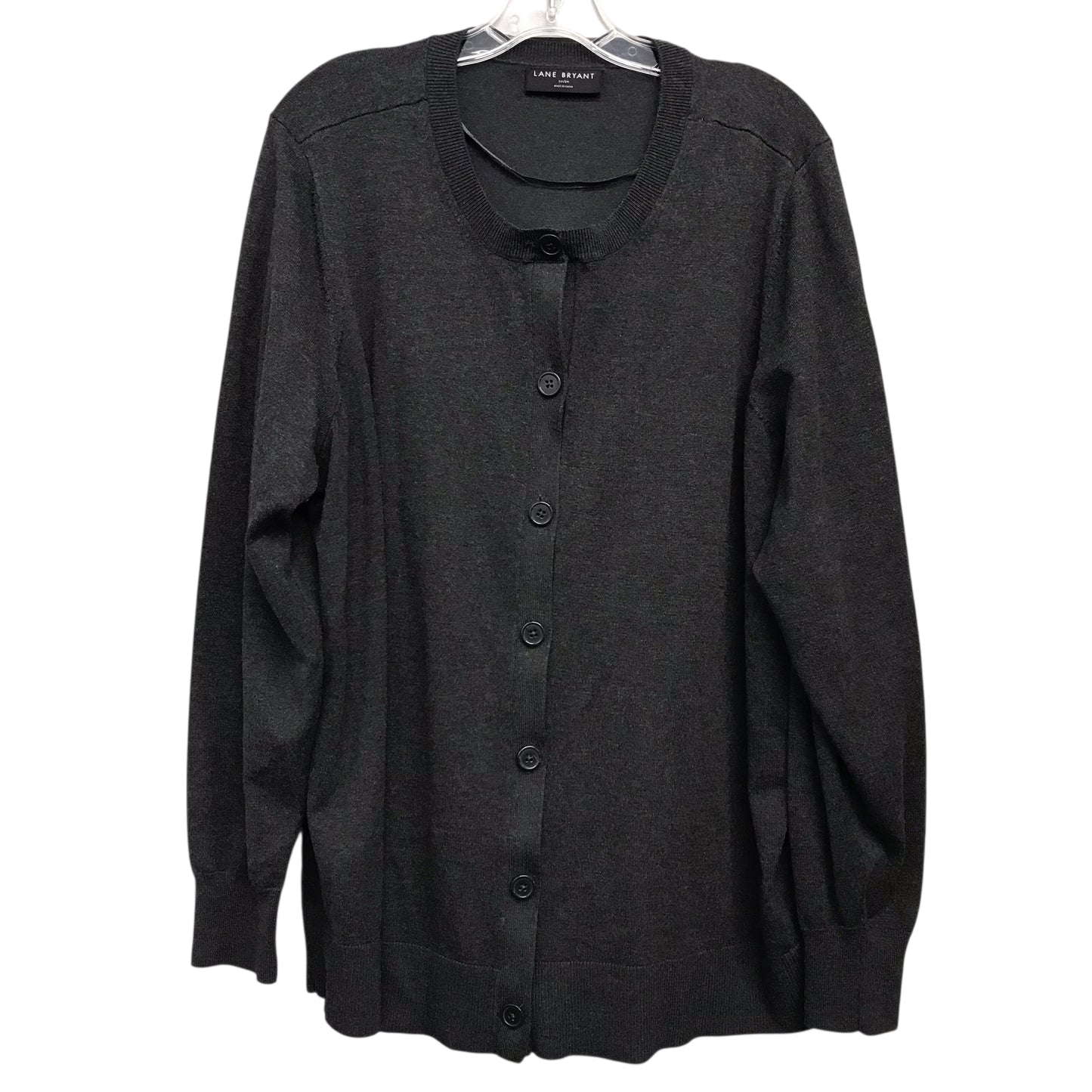 Sweater Cardigan By Lane Bryant In Grey, Size:3X