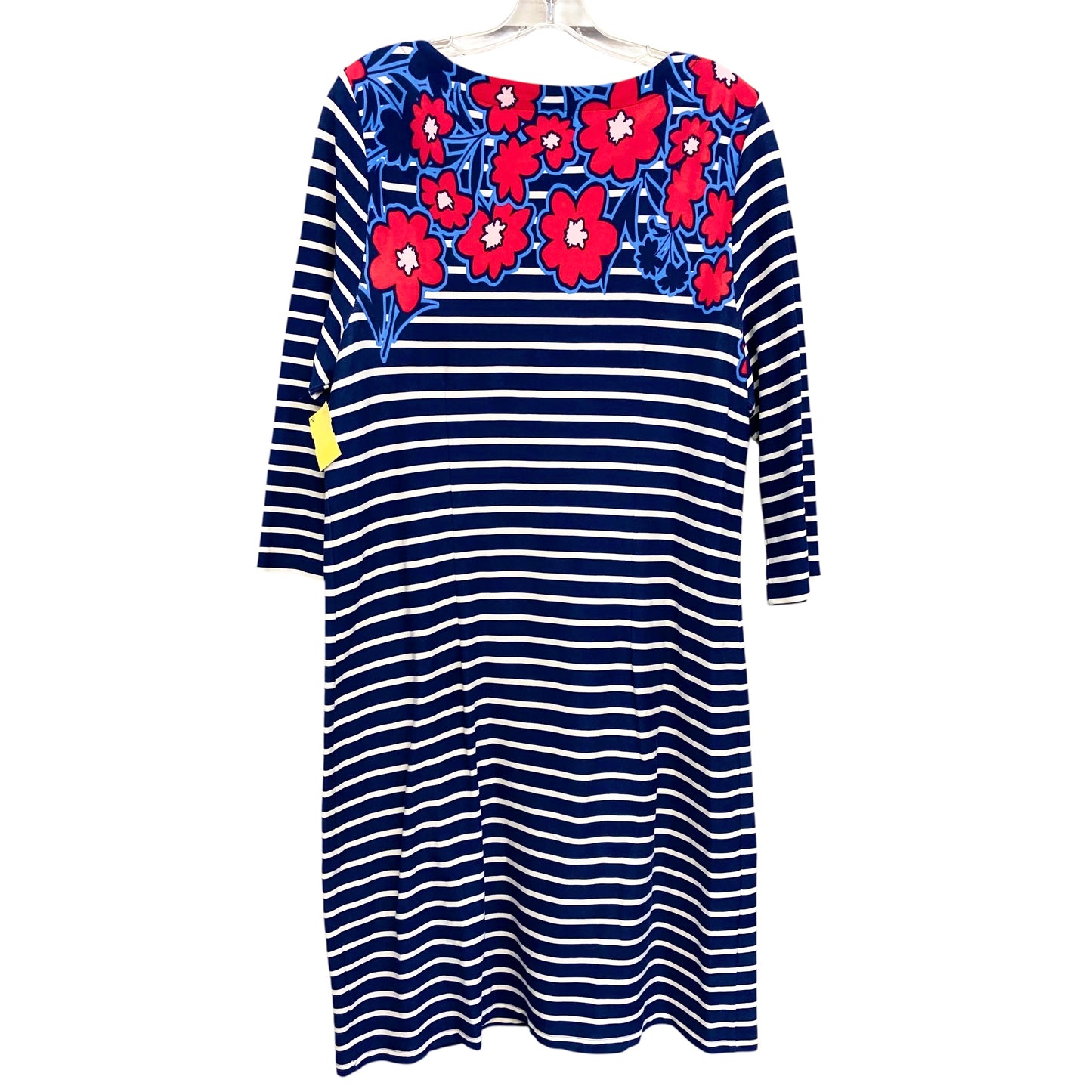 Dress Casual Midi By Talbots In Blue & Red, Size:Xl