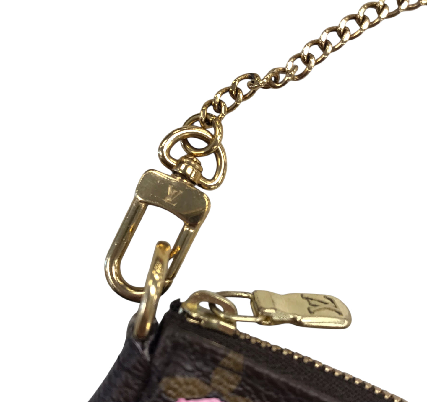 Wristlet Luxury Designer By Louis Vuitton In Brown, Size:Small