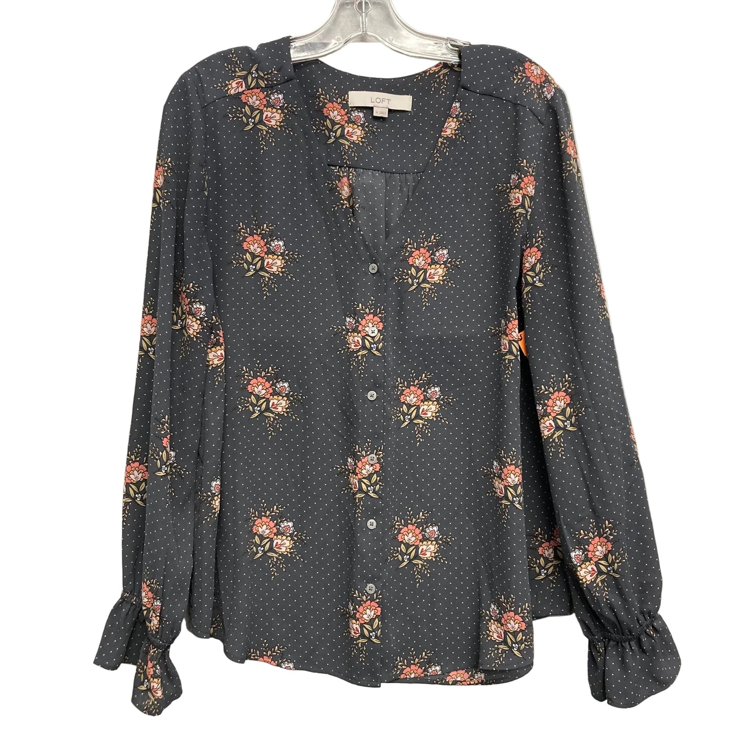 Top Ls By Loft In Floral Print, Size:M