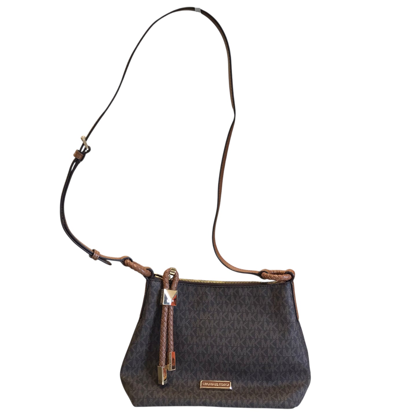Crossbody Designer By Michael Kors In Brown, Size:Medium