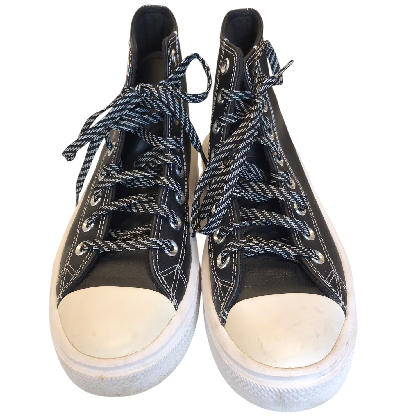 Shoes Sneakers By Converse In Black & White, Size:8.5