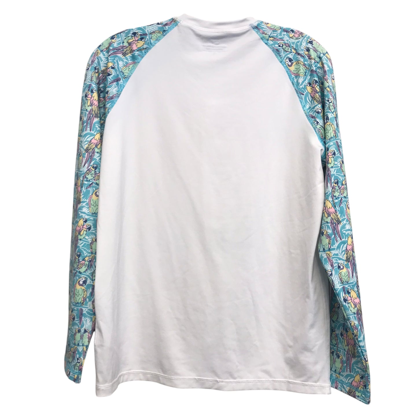 Athletic Top Ls Crewneck By Vineyard Vines In Aqua, Size:Xl