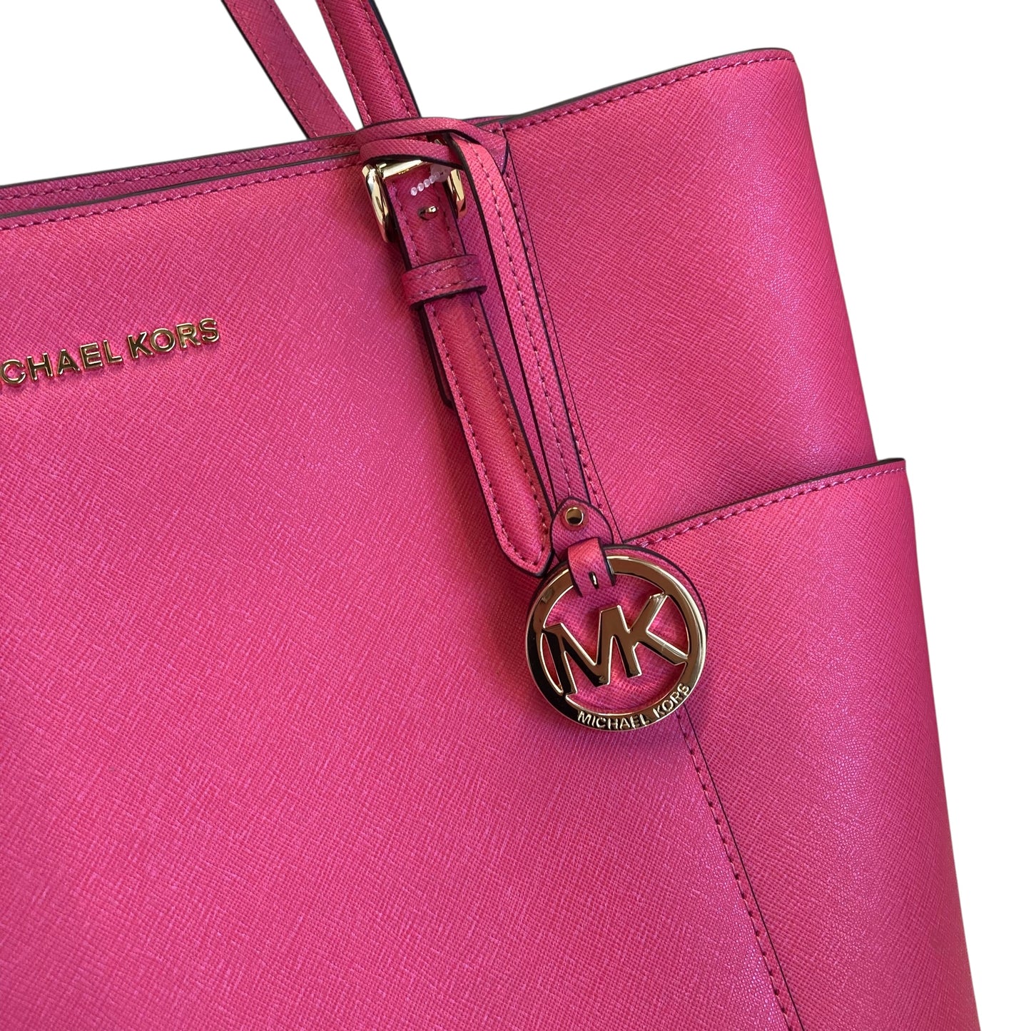 Handbag Designer By Michael Kors In Pink, Size:Medium