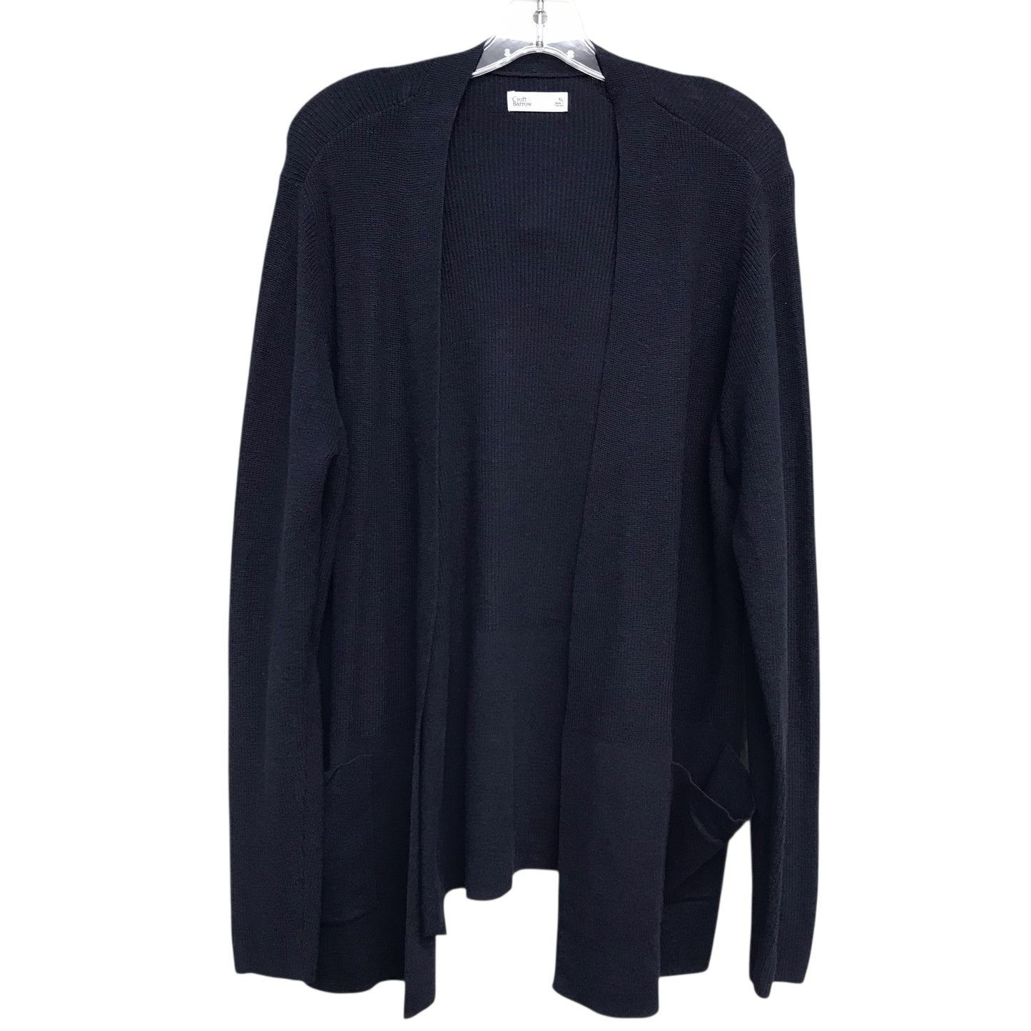 Sweater Cardigan By Croft And Barrow In Navy, Size:Xl
