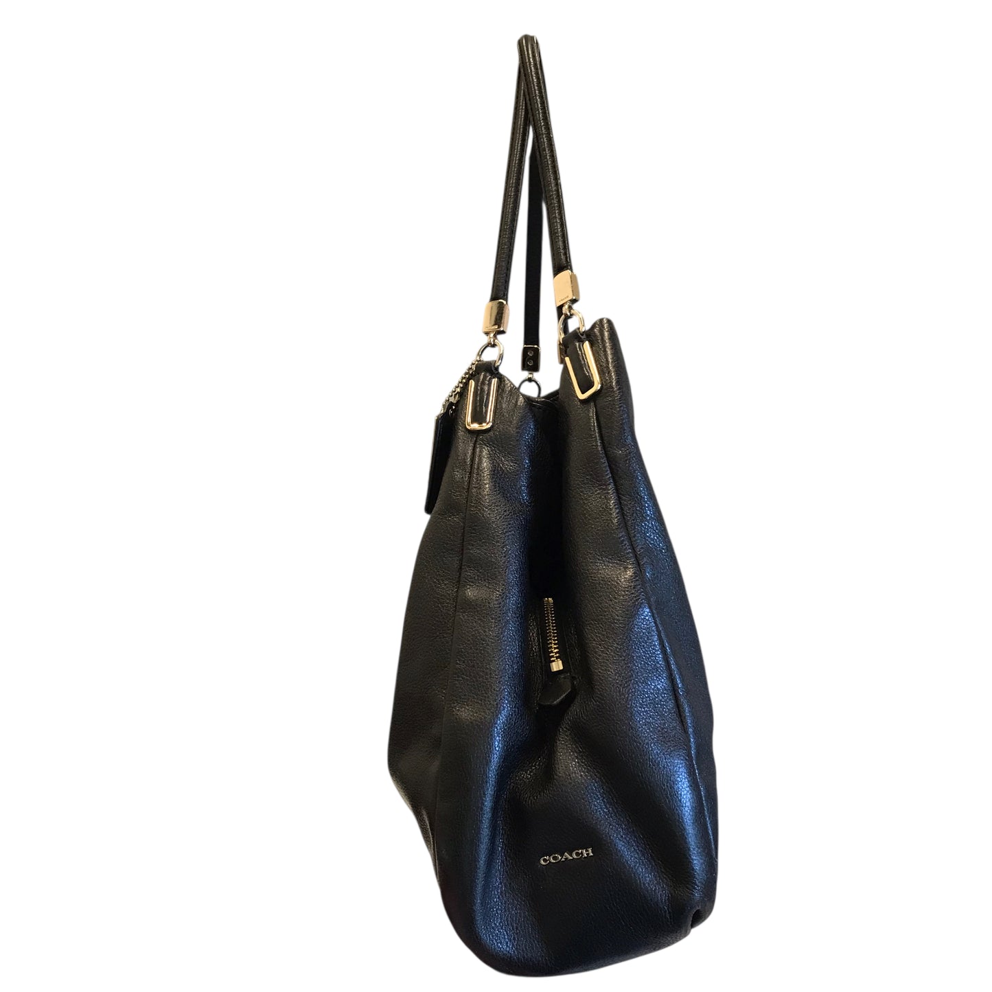 Handbag Designer By Coach In Black, Size:Large