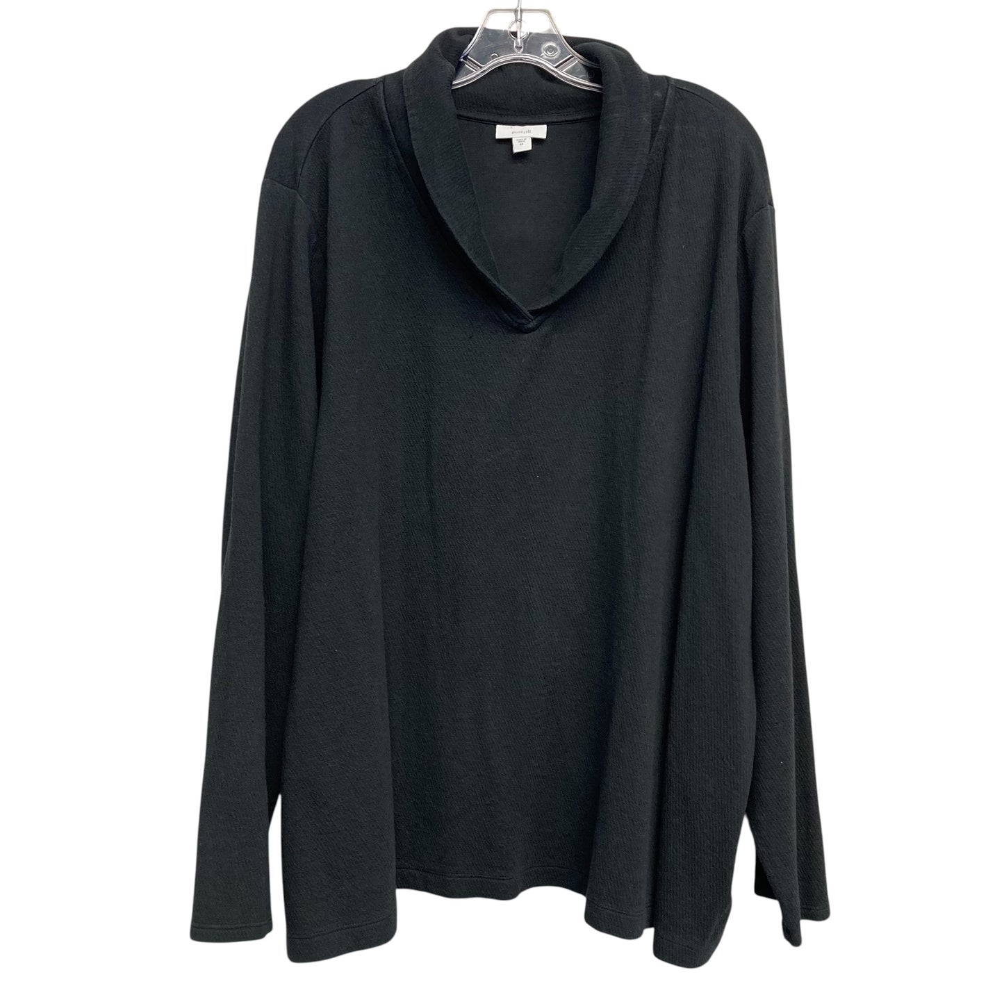 Top Ls By Pure Jill In Black, Size:4X