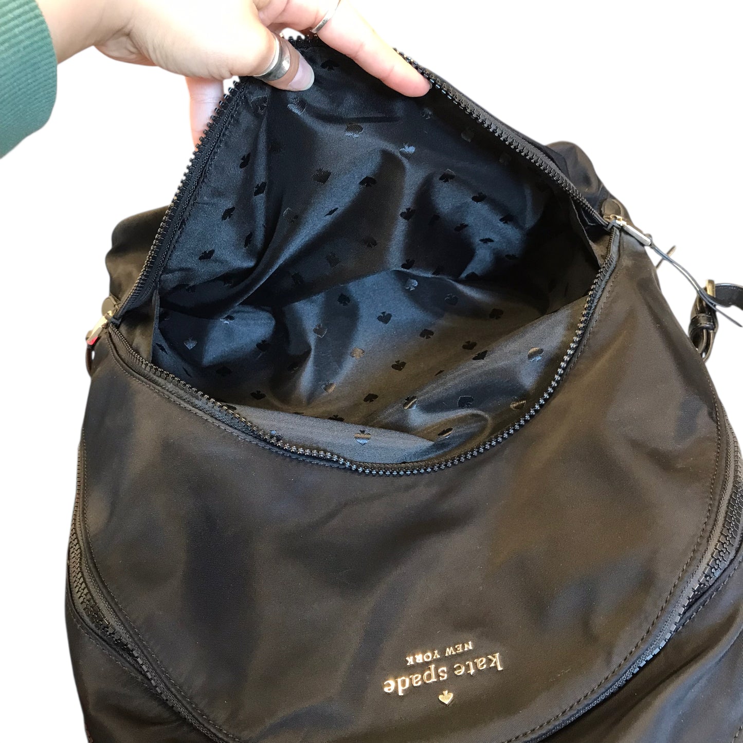 Backpack Designer By Kate Spade In Black, Size:Medium