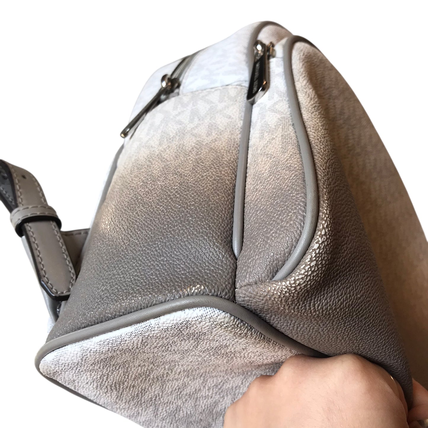 Backpack Designer By Michael Kors In Ivory, Size:Medium