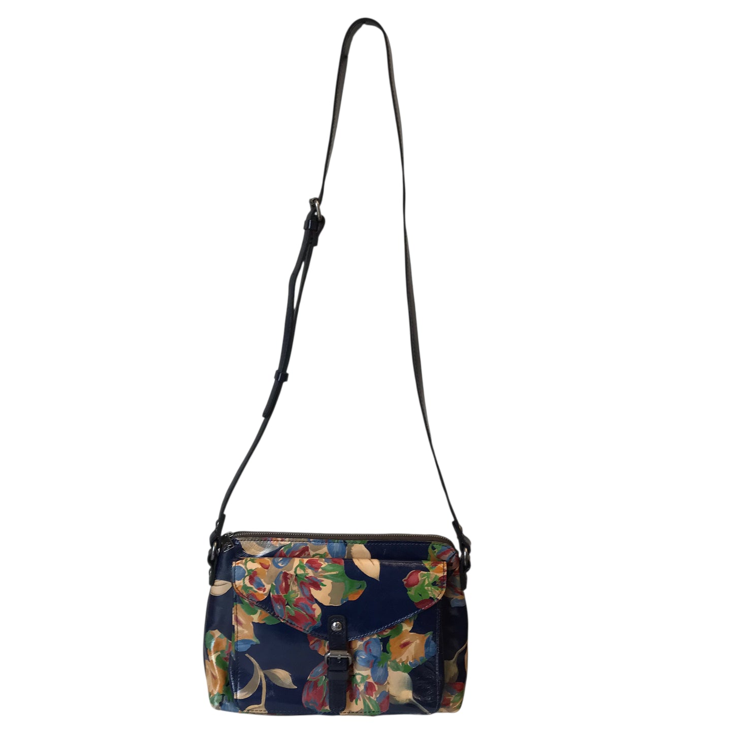 Crossbody Designer By Patricia Nash In Blue, Size:Medium