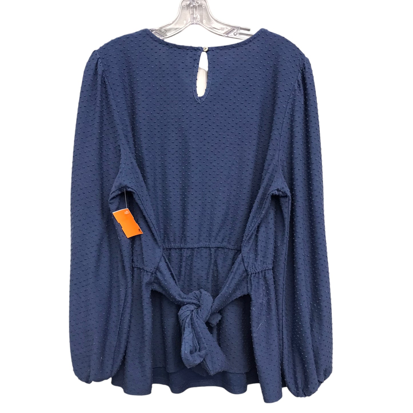 Top Ls By Ava James In Blue, Size:2X