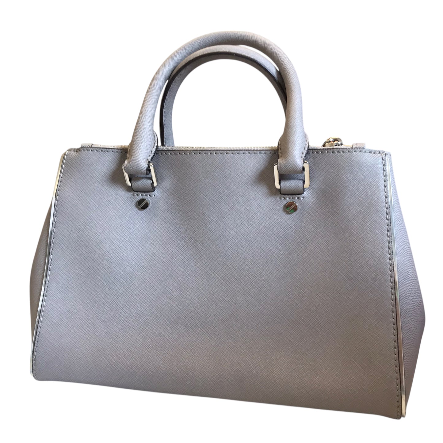 Handbag Designer By Michael Kors In Grey, Size:Medium