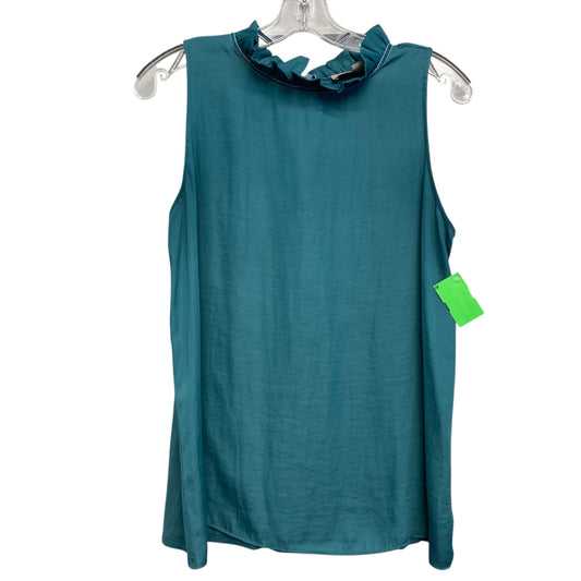 Top Sleeveless By Loft In Green, Size:M