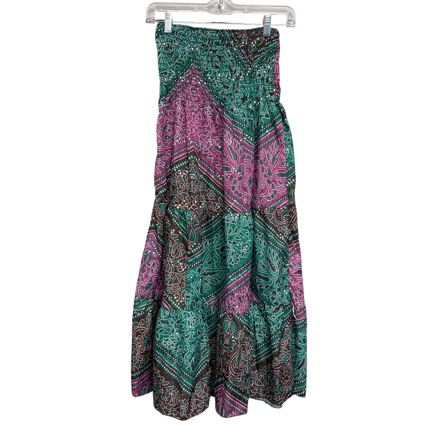 Dress Party Short By Castaways by Cramer In Green & Pink, Size:S